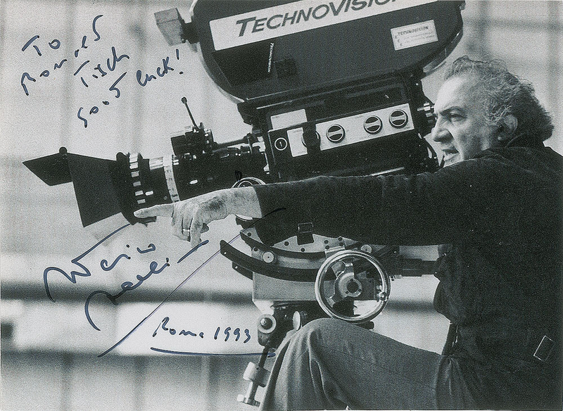 Lot 817 Federico Fellini Signed Photograph