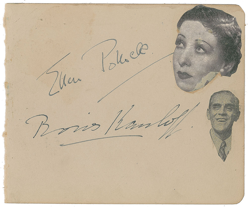 Lot 824 Boris Karloff Signature