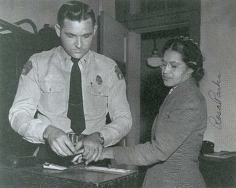 Lot 369 Rosa Parks Signed Photograph