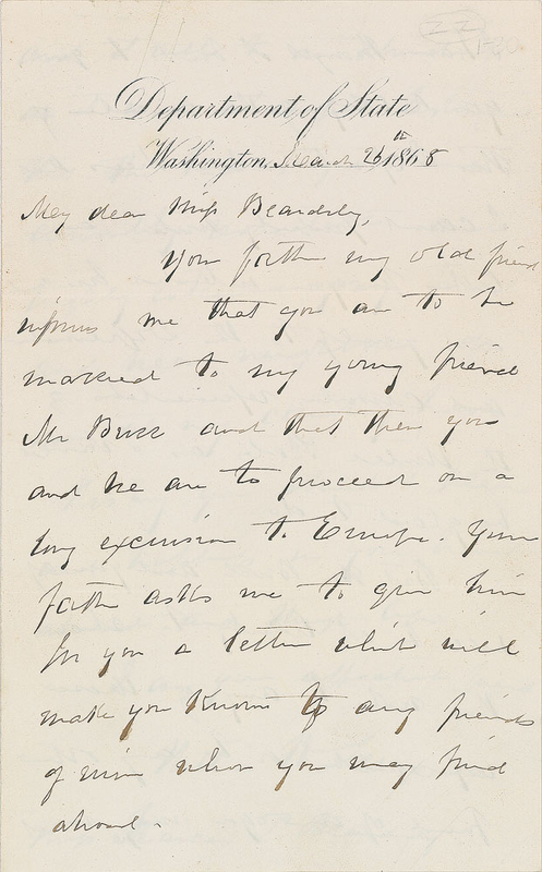 Lot 381 William H. Seward Handwritten Letter Signed