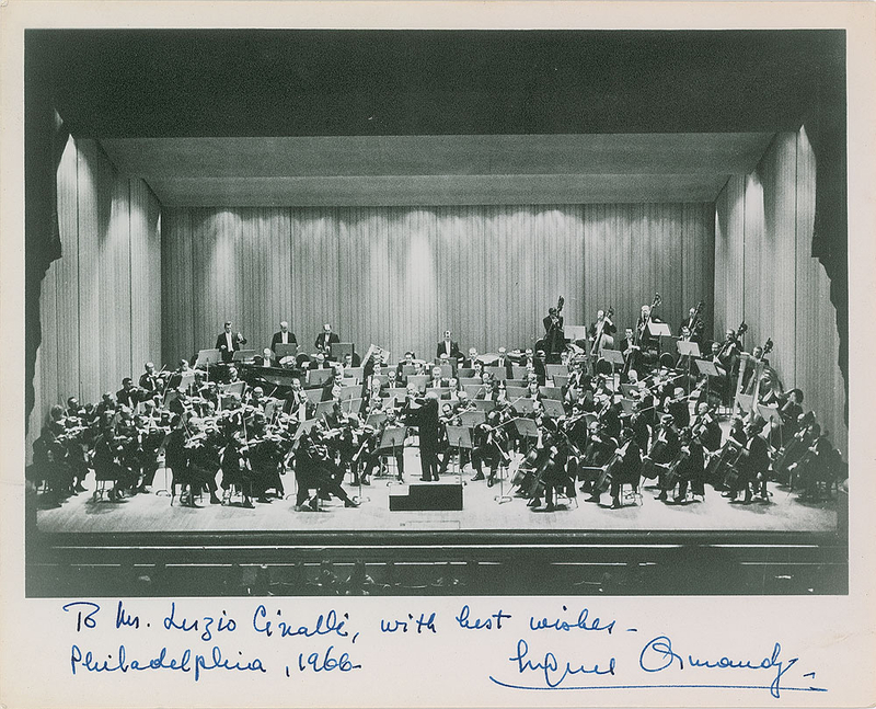 Lot 675 Eugene Ormandy Signed Photograph