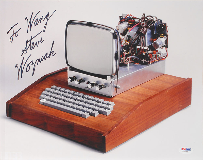 Lot 395 Steve Wozniak Signed Photograph and Book