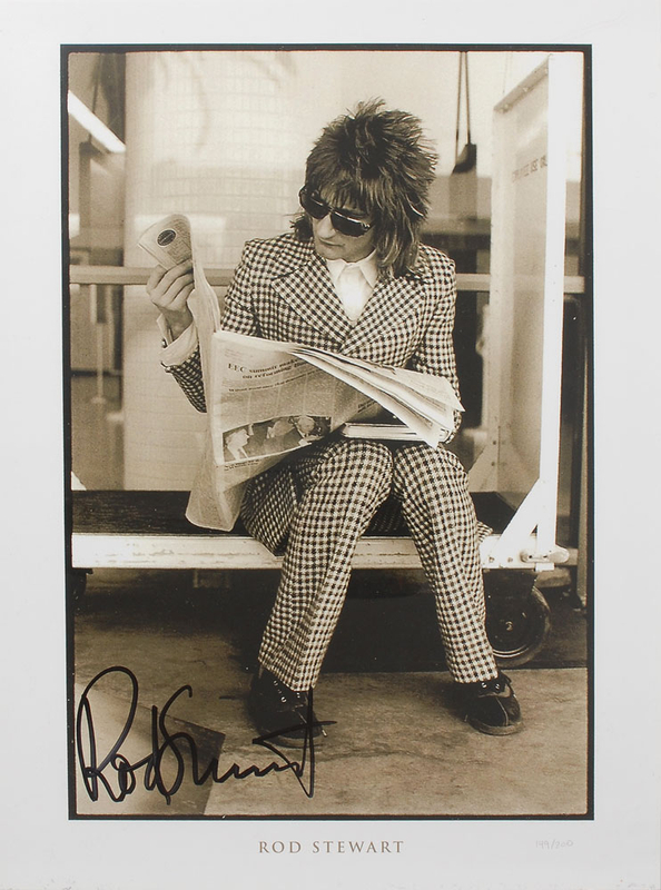 Lot 761 Rod Stewart Print