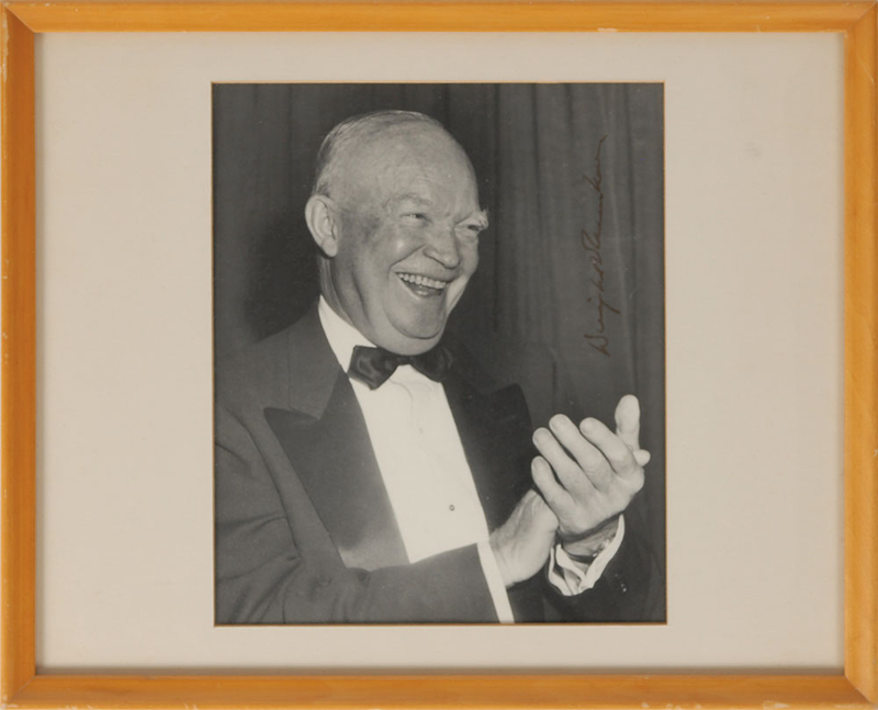Lot 167 Dwight D. Eisenhower Signed Photograph