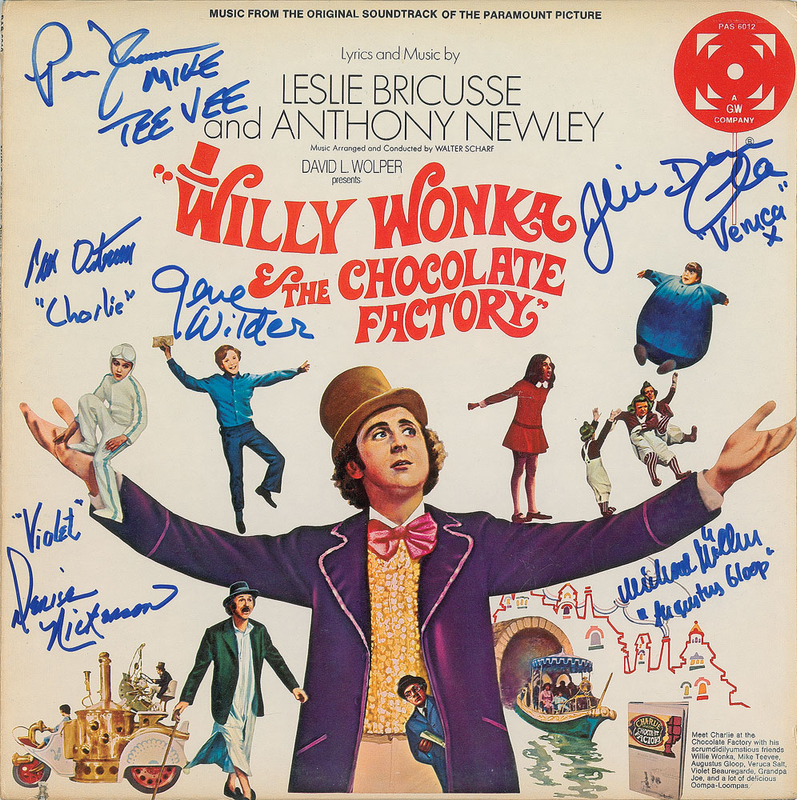 Lot 850 Willy Wonka and the Chocolate Factory Album