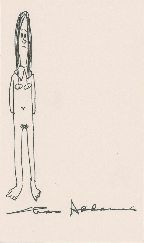 Lot 545 Charles Addams Sketch
