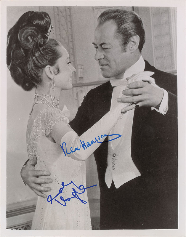 Lot 783 Audrey Hepburn and Rex Harrison Signed Photograph