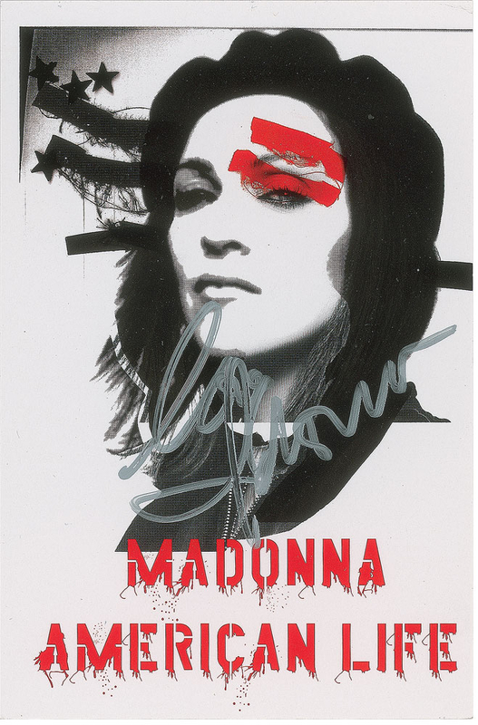Lot 736 Madonna Postcard