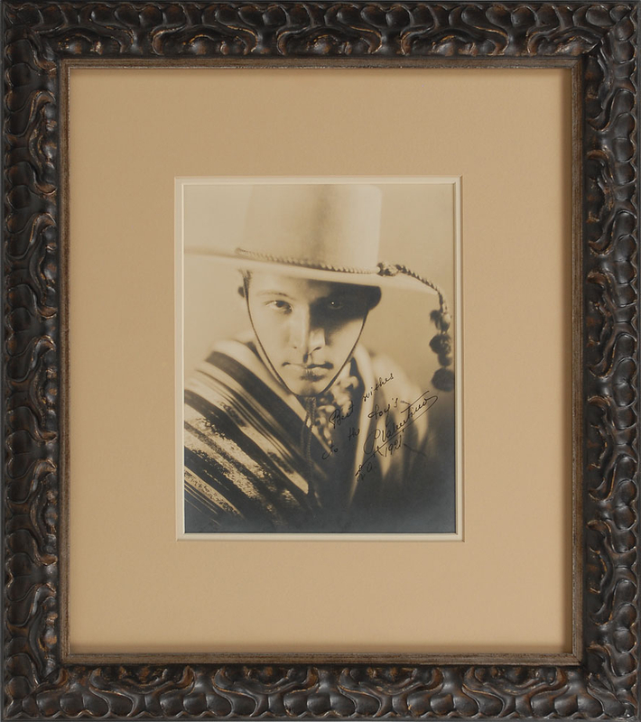 Lot 798 Rudolph Valentino Signed Photograph