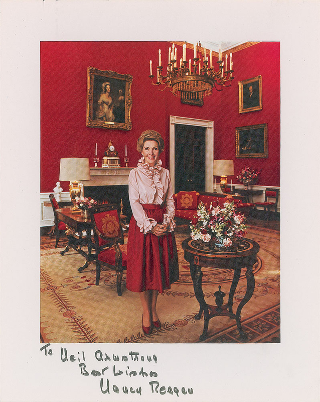 Lot 184 Nancy Reagan Signed Photograph