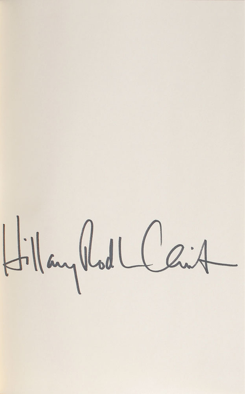 Lot 209 Hillary Clinton Book