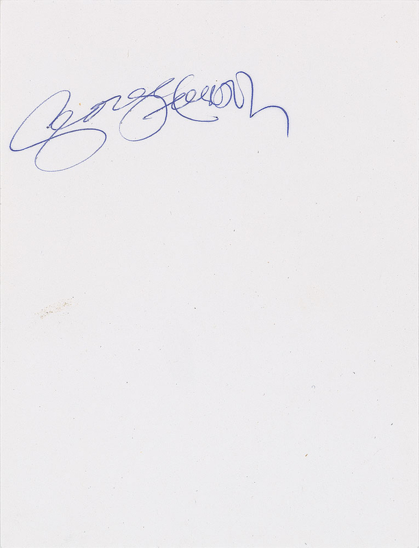 Lot 684 Beatles: George Harrison Signature