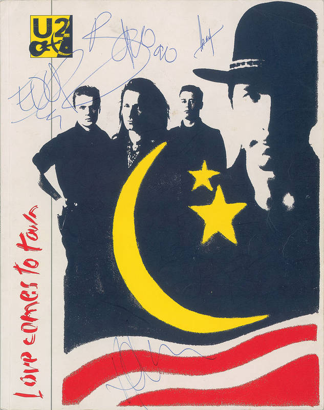 Lot 765 U2 Tour Book