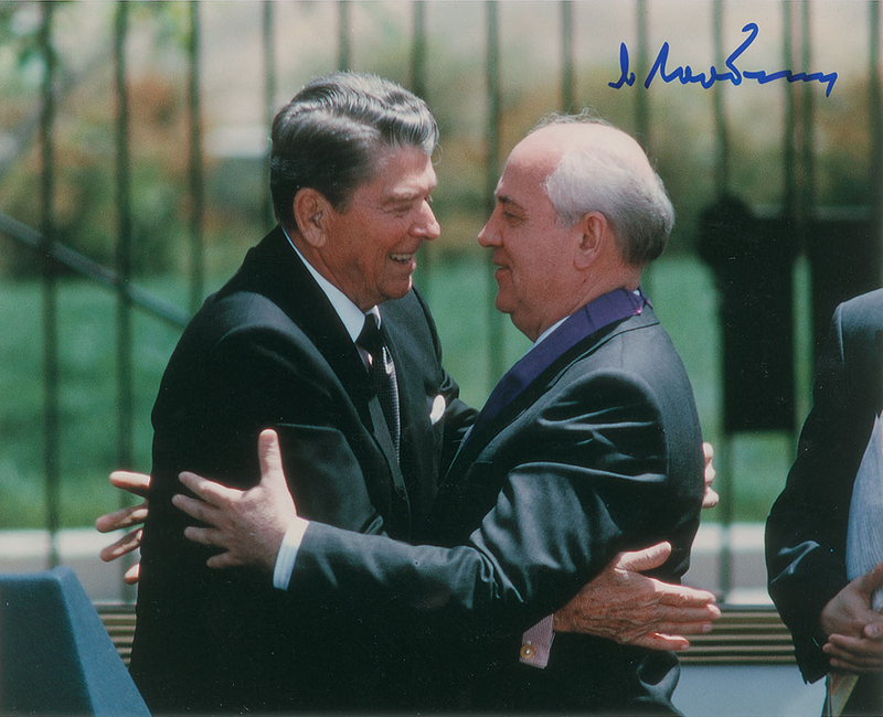 Lot 337 Mikhail Gorbachev Signed Photograph