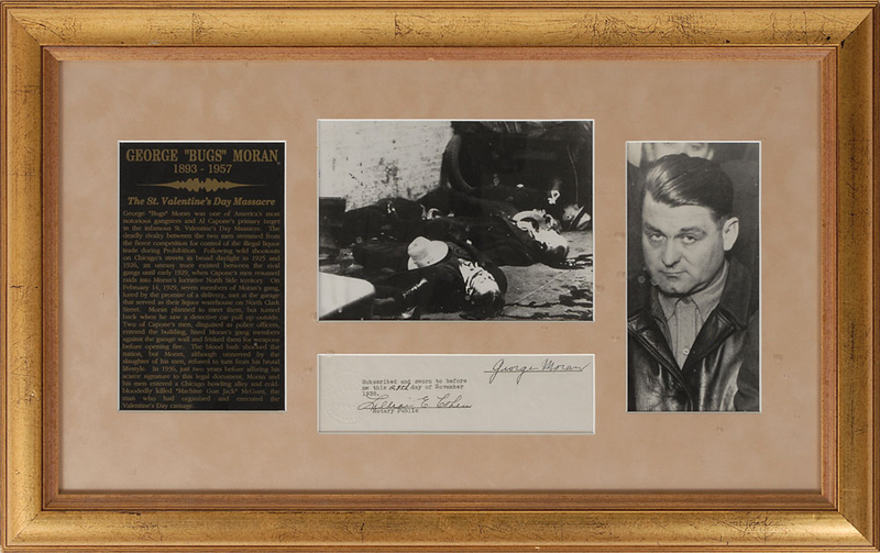 Lot 232 George â€˜Bugsâ€™ Moran: Al Caponeâ€™s chief rival