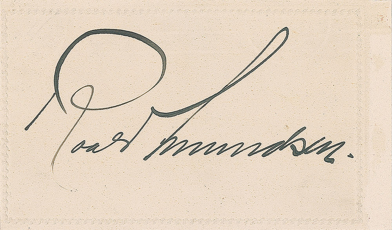 Lot 313 Roald Amundsen Signature