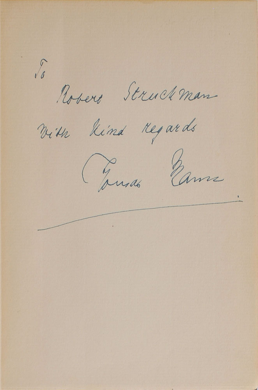 Lot 583 Thomas Mann Book