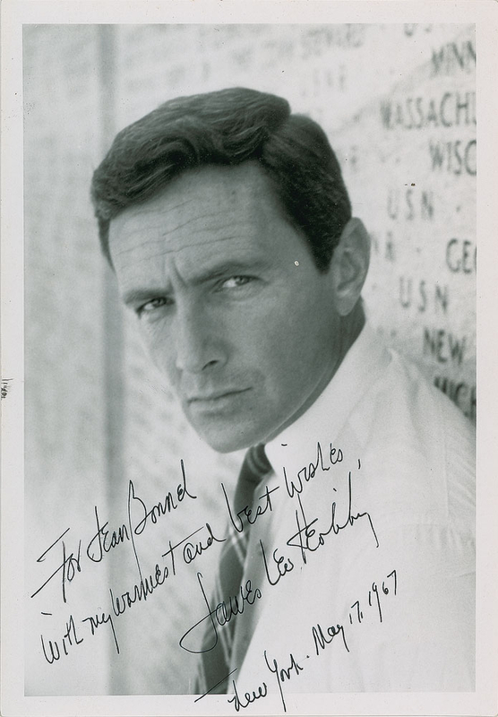Lot 622 James Leo Herlihy Signed Photograph