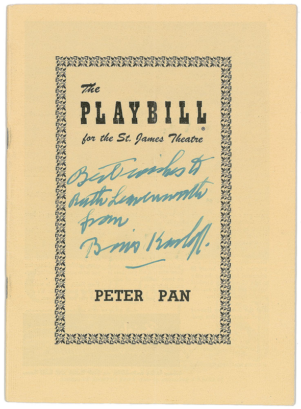 Lot 825 Boris Karloff Playbill