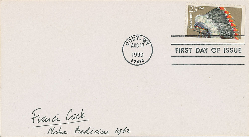 Lot 328 DNA: Francis Crick First Day Cover