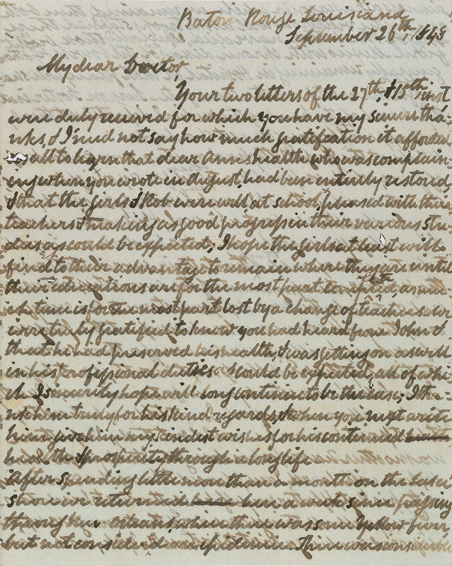 Lot 42 Zachary Taylor: “I look on the result of the coming presidential election as very doubtful”