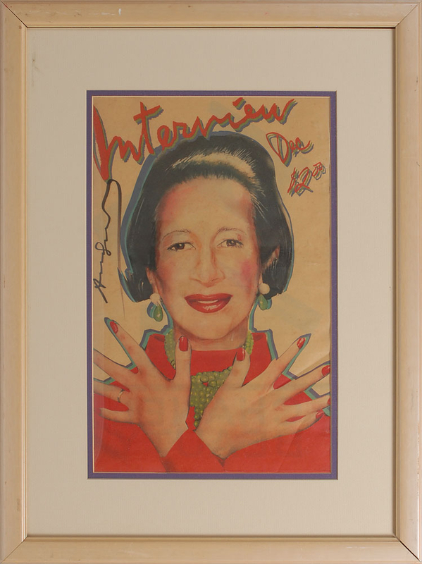 Lot 541 Andy Warhol Print