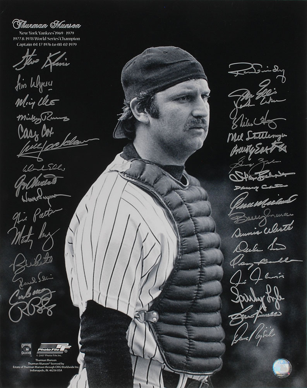 Lot 876 Baseball Signed Photographs