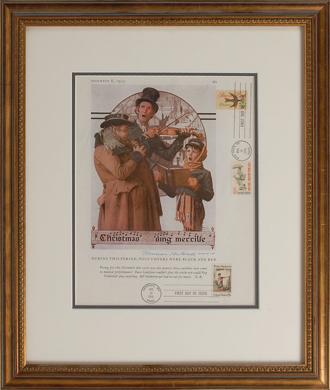 Lot 538 Norman Rockwell Philatelic Souvenir