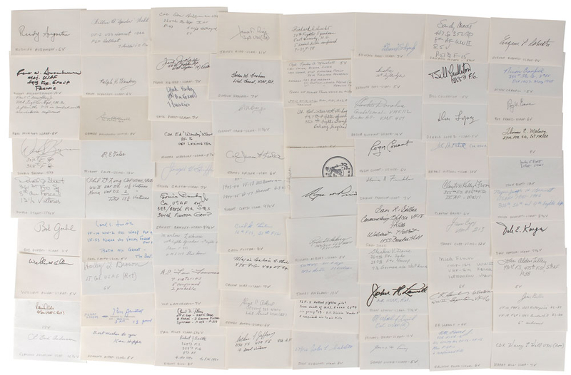 Lot 442 Fighter Aces Signatures