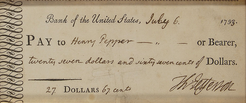 Lot 13 Thomas Jefferson: A six-month supply of beer for America’s first secretary of state