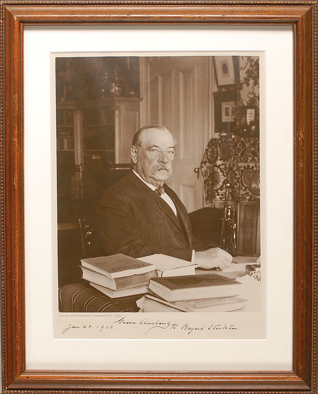 Lot 73 Grover Cleveland: Uncommon oversized photo of Cleveland in retirement