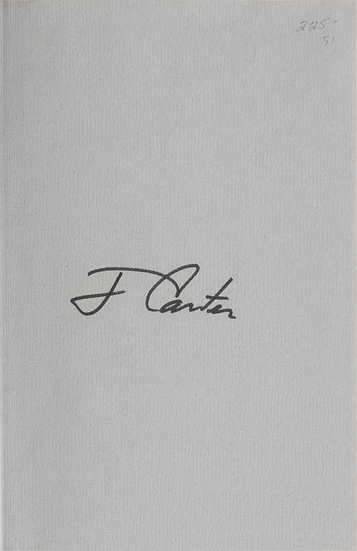 Lot 180 Jimmy Carter Book