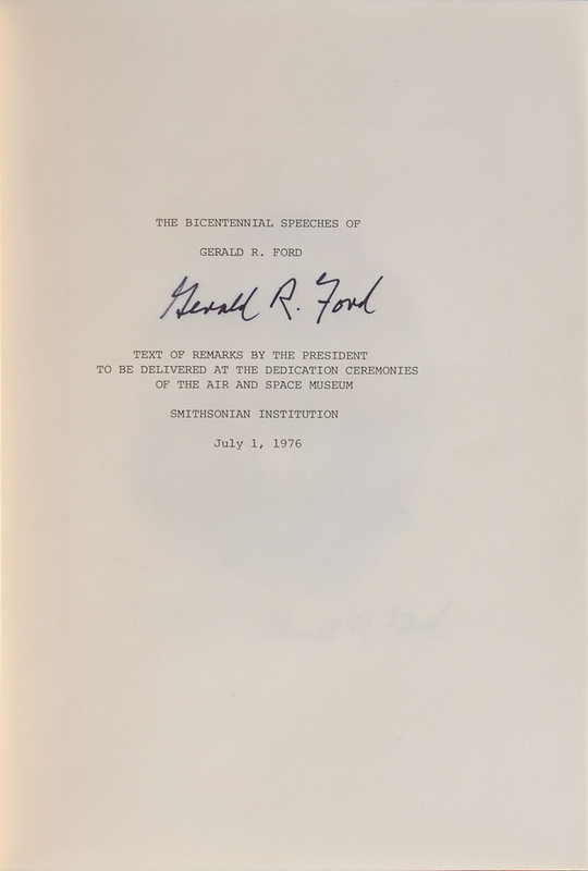 Lot 176 Gerald Ford Book