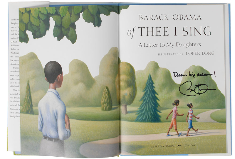 Lot 212 Barack Obama Book