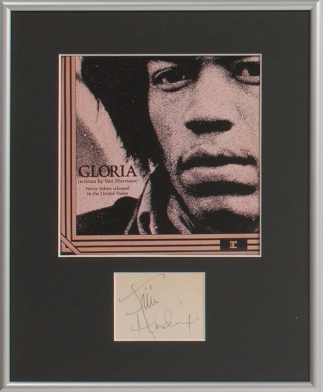 Lot 693 Jimi Hendrix: Crisp, uninscribed Hendrix signature