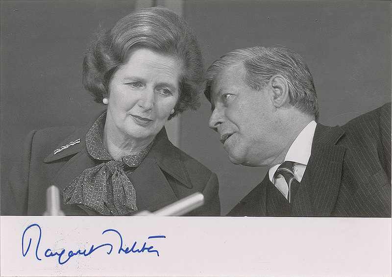 Lot 386 Margaret Thatcher