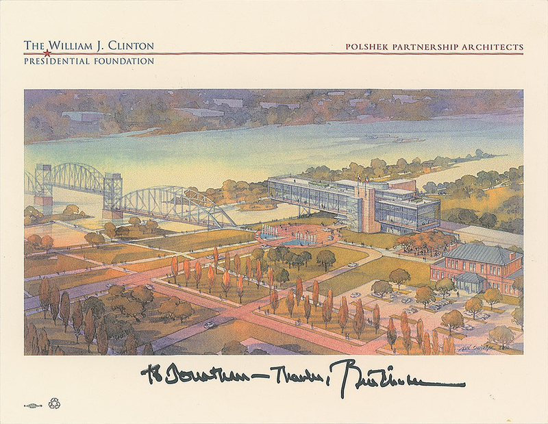 Lot 205 Bill Clinton Print