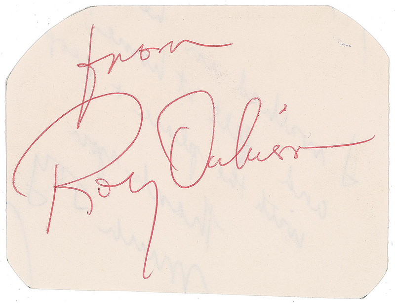 Lot 743 Roy Orbison