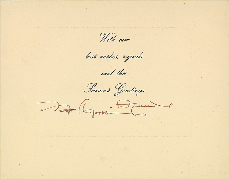 Lot 353 King Hussein and Queen Noor