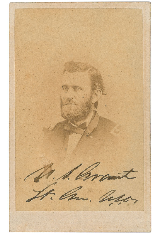 Lot 62 U. S. Grant: Portrayed as the Union’s valiant commanding general