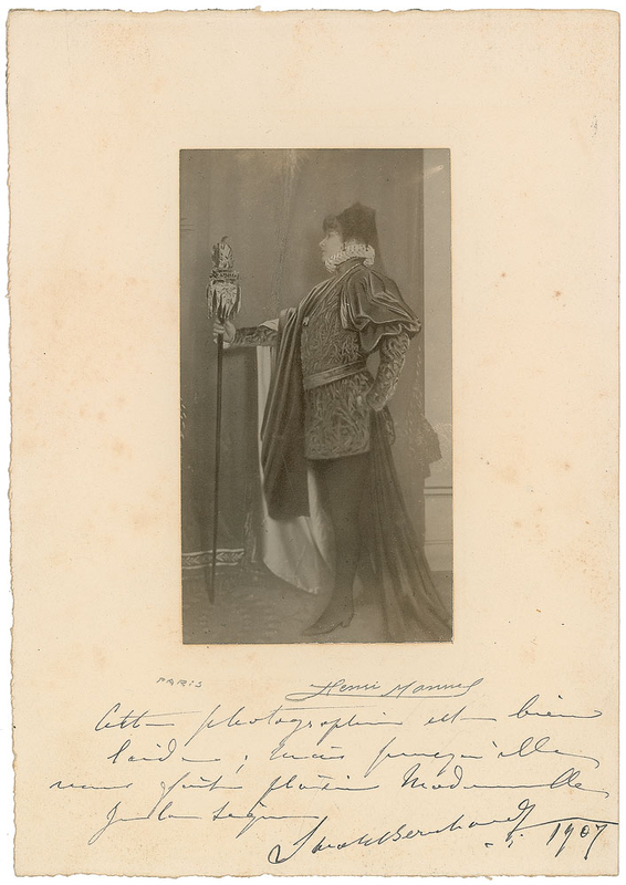 Lot 802 Sarah Bernhardt Signed Photograph