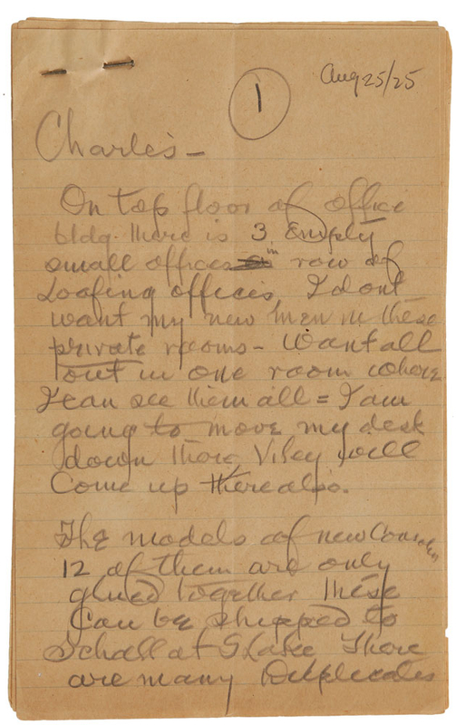 Lot 239 Thomas Edison: Edison the industrialist?an enormous archive of family business correspondence