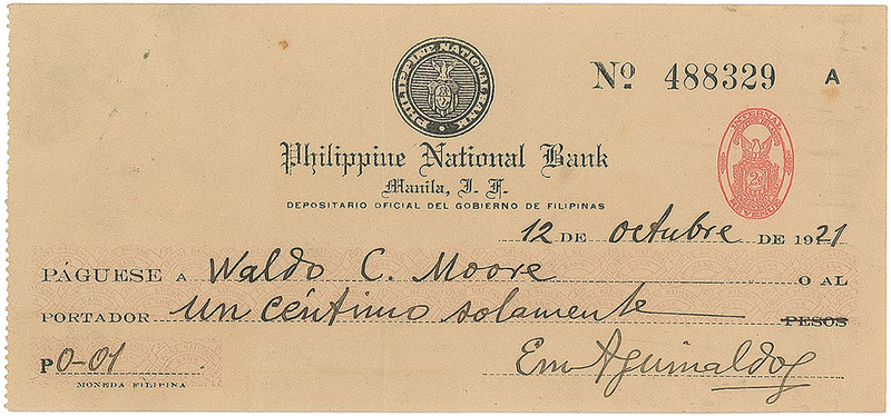 Lot 265 Emilio Aguinaldo Check