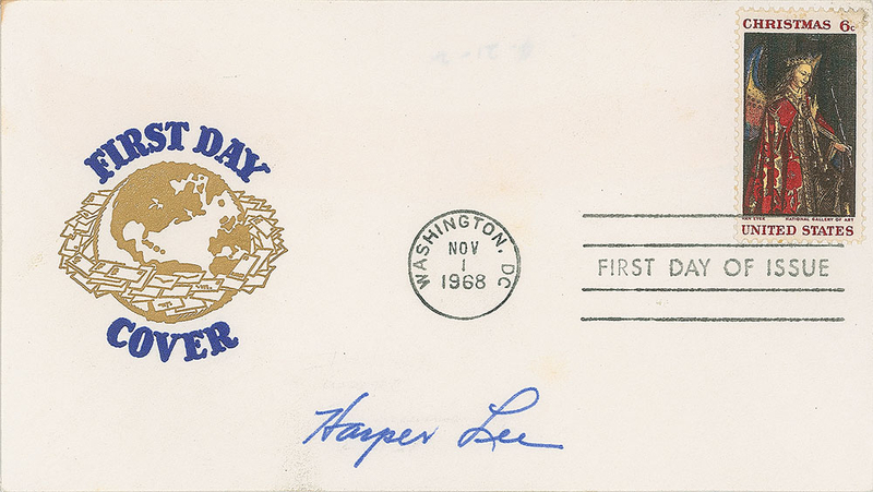 Lot 627 Harper Lee First Day Cover