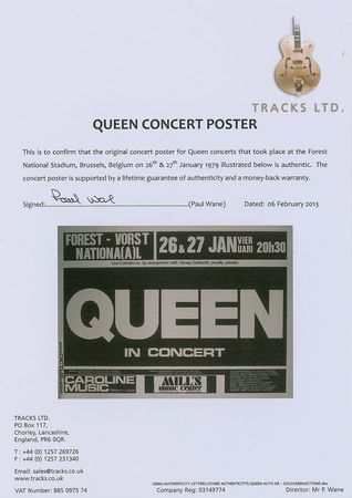 Lot #746 Queen Poster - Image 2