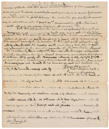 Lot #17 James Madison: An arms deal with the ex-president - Image 2