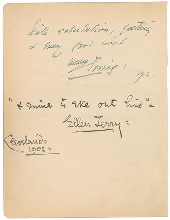 Lot #799 Actors and Actresses Signatures - Image 1