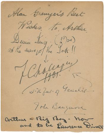 Lot #799 Actors and Actresses Signatures - Image 2