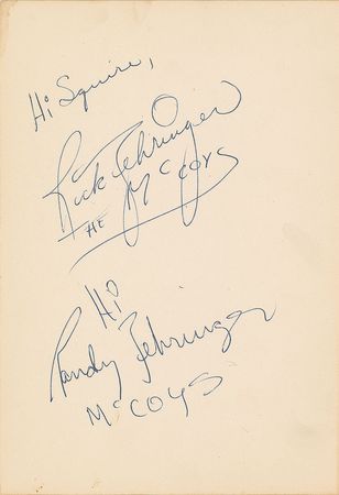 Lot #738 The McCoys Signatures - Image 2