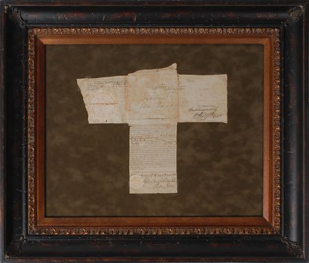 Lot #3 George Washington Partial Signed Document